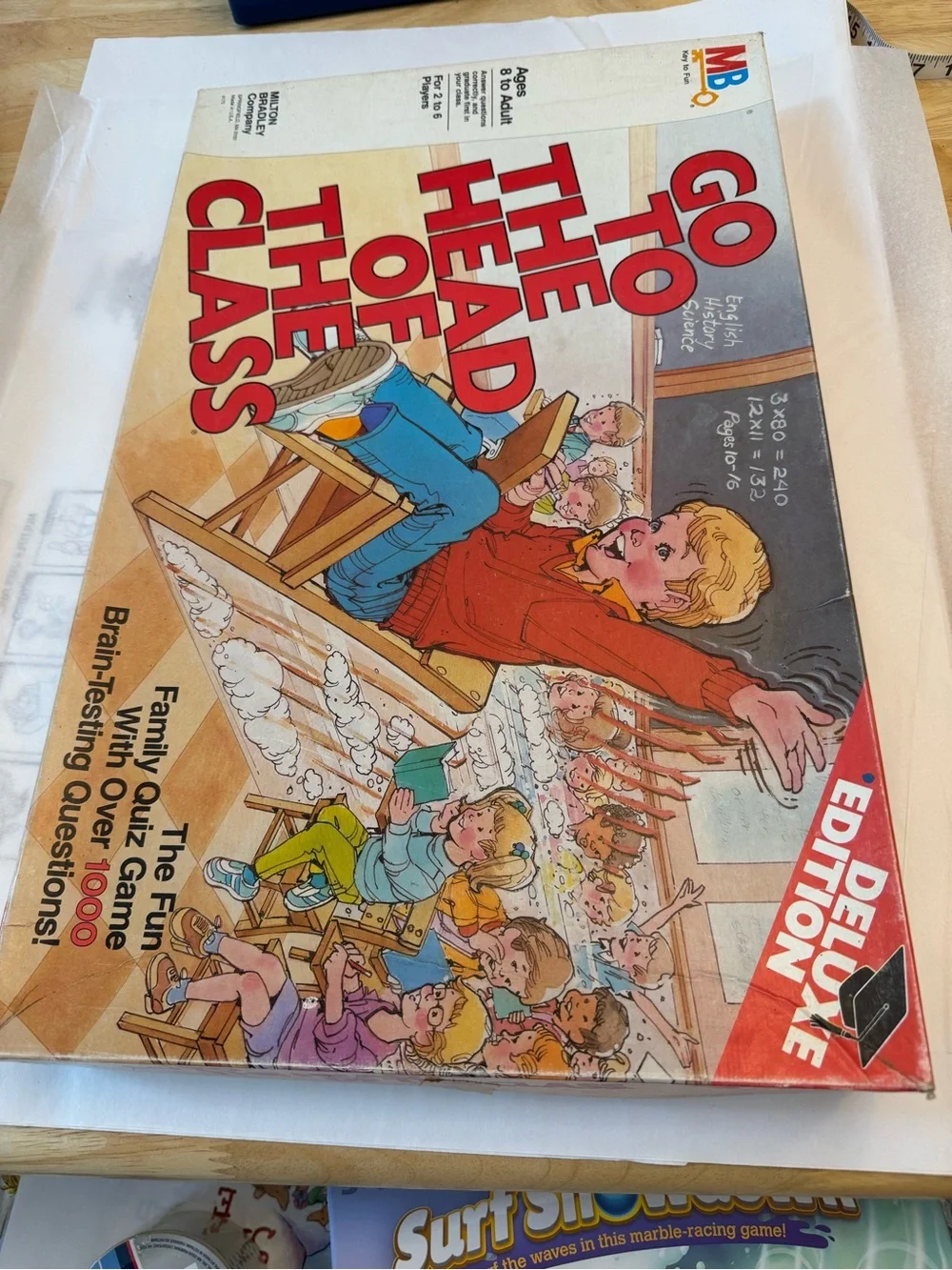 Go To The Head of the Class Deluxe Edition Board Game -complete excellent